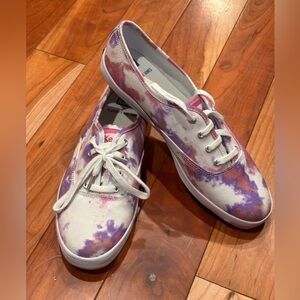 Keds Women's Sneakers - Purple and Pink Tie-Dye